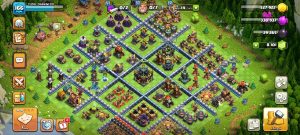 خرید اکانت کلش اف کلنز تانهال 17 لول 166 کد 14310