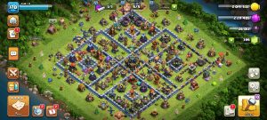 خرید اکانت کلش اف کلنز تانهال 17 لول 170 کد 14316