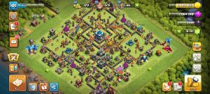 خرید اکانت کلش اف کلنز تانهال 13 لول 108 کد 14279