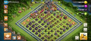 خرید اکانت کلش اف کلنز تانهال 15 لول 164 کد 14283