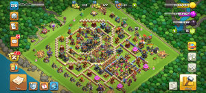 خرید اکانت کلش اف کلنز تانهال 17 لول 220 کد 14178