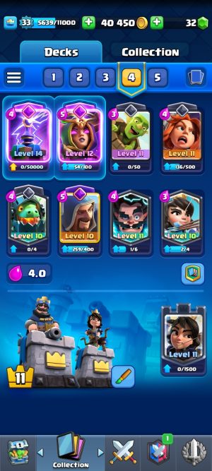 خرید اکانت کلش رویال لول 15 کد 30386