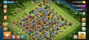 خرید اکانت کلش اف کلنز تانهال 16 لول 206 کد 14160