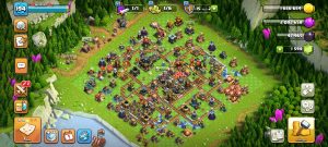 خرید اکانت کلش اف کلنز تانهال 17 لول 194 کد 14208