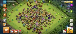 خرید اکانت کلش اف کلنز تانهال 10 لول 80 کد 14244