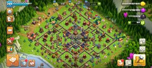 خرید اکانت کلش اف کلنز تانهال 17 لول 205 کد 14255