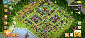 خرید اکانت کلش اف کلنز تانهال 16 لول 206 کد 14281