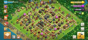 خرید اکانت کلش اف کلنز تانهال 17 لول 208 کد 14296