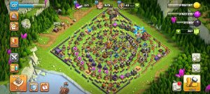 خرید اکانت کلش اف کلنز تانهال 16 لول 137 کد 14328