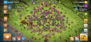 خرید اکانت کلش اف کلنز تانهال 11 لول ۴۰ کد 14184