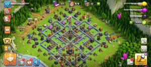 خرید اکانت کلش اف کلنز تانهال 17 لول 172 کد 14207