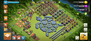 خرید اکانت کلش اف کلنز تانهال 14 لول 166 کد 14217