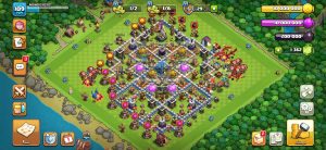 خرید اکانت کلش اف کلنز تانهال 12 لول 110 کد 14300