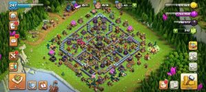 خرید اکانت کلش اف کلنز تانهال 17 لول 247 کد 14144