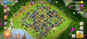 خرید اکانت کلش اف کلنز تانهال 17 لول 241 کد 14145