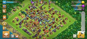 خرید اکانت کلش اف کلنز تانهال 16 لول 186 کد 14349