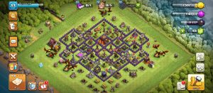 خرید اکانت کلش اف کلنز تانهال 10 لول 53 کد 14350