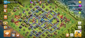 خرید اکانت کلش اف کلنز تانهال 13 لول 109 کد 14352