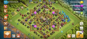 خرید اکانت کلش اف کلنز تانهال 11 لول ۷۷ کد 14411