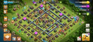 خرید اکانت کلش اف کلنز تانهال 14 لول 168 کد 14412