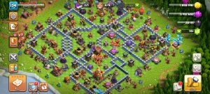 خرید اکانت کلش اف کلنز تانهال 16 لول 134 کد 14356