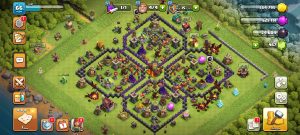 خرید اکانت کلش اف کلنز تانهال 10 لول 67 کد 14370