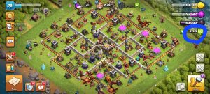 خرید اکانت کلش اف کلنز تانهال 11 لول 78 کد 14388