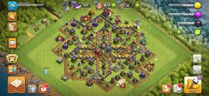 خرید اکانت کلش اف کلنز تانهال 10 لول 74 کد 14408