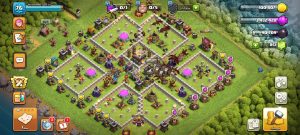 خرید اکانت کلش اف کلنز تانهال 11 لول 76 کد 14344