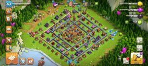 خرید اکانت کلش اف کلنز تانهال 16 لول 223 کد 14383