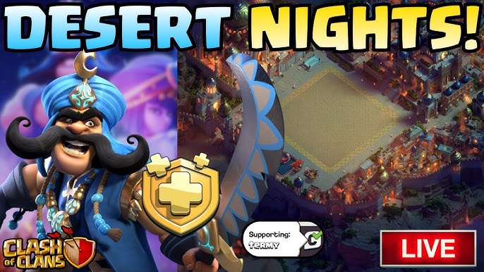 تم شب های صحرا و اسکین های صحرا در ژانویه 2026 کلش آف کلنز