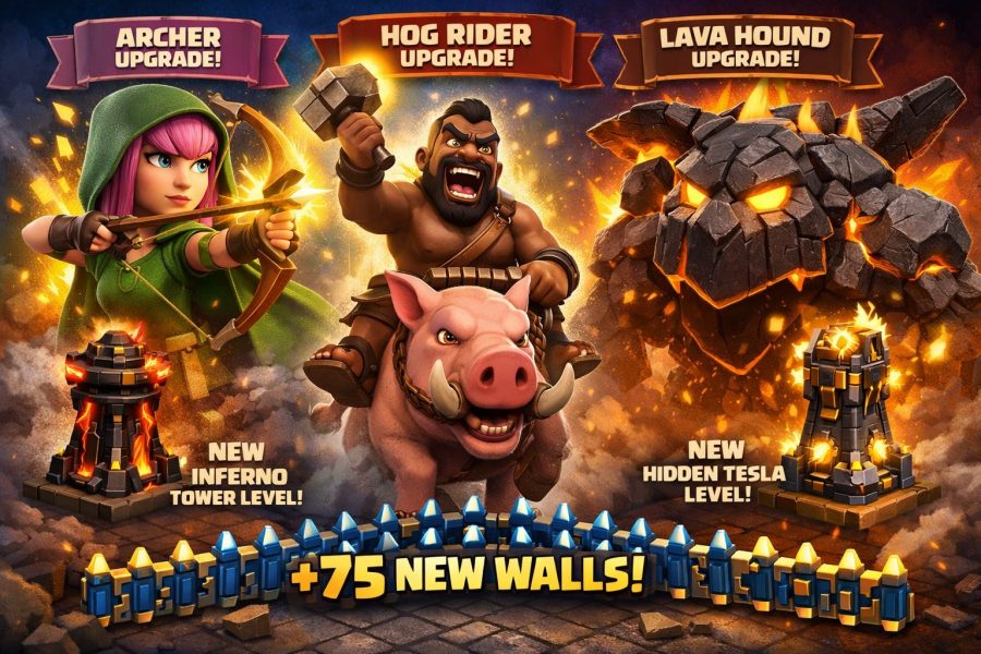 بررسی کامل آپدیت فوریه 2026 کلش آف کلنز