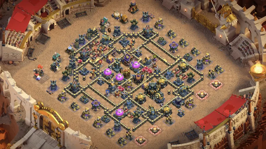 مپ تاون هال 17 کلش آف کلنز